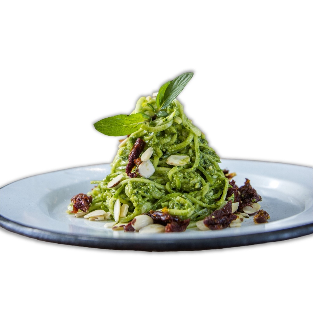 PASTA CRUDIVEGANA PESTO