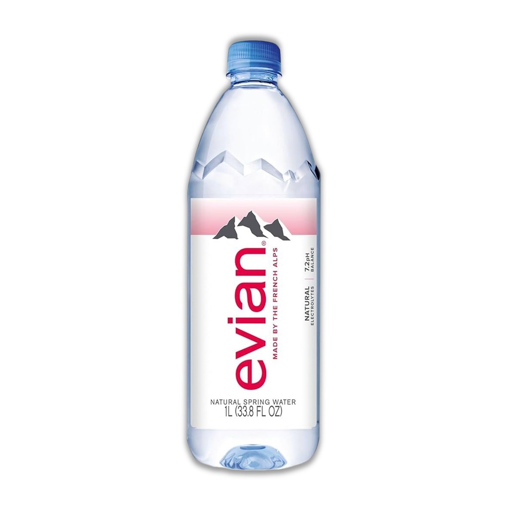 AGUA EVIAN 1 L